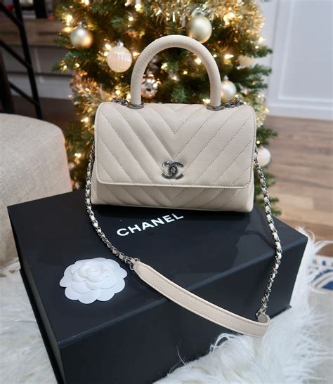 chanel flower handle bag|Chanel mini flap bag with top handle.